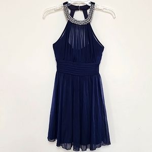 Speechless Navy Blue 5 Dress